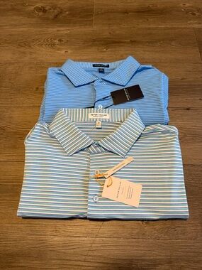 ❗️BUNDLE SALE❗️Peter Millar Striped Polo Shirt - Blue/Multicolor